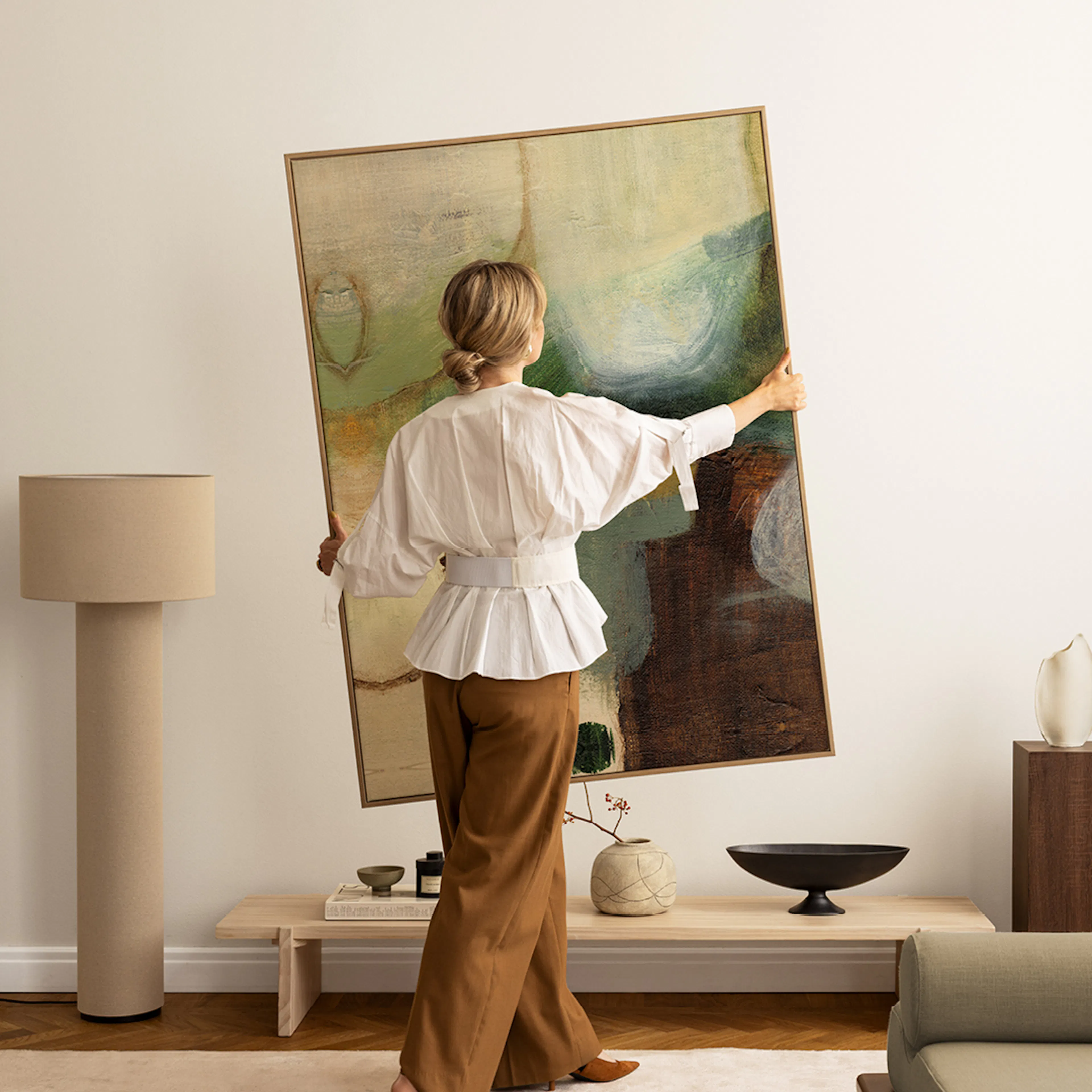 Curated Art hero mobile