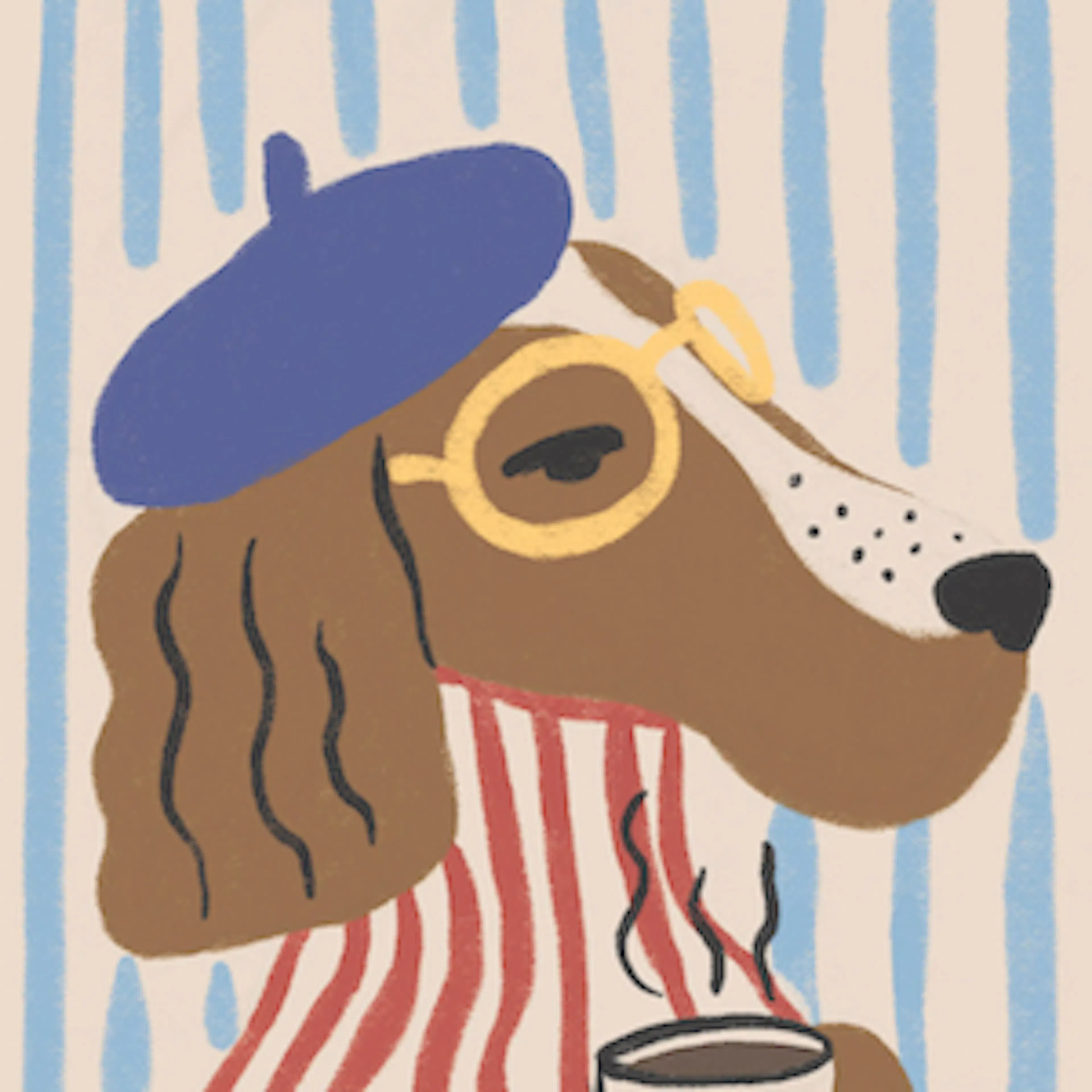 Illustrated animals